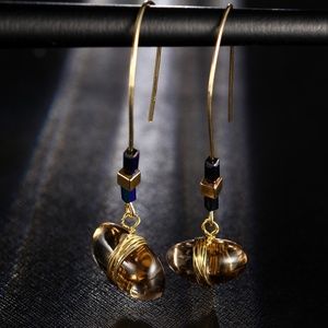 Bohemian wire wrap earrings